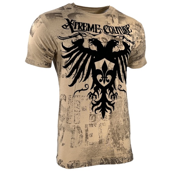 Xtreme Couture By Affliction Men's T-shirt Rain - Picture 5 of 8